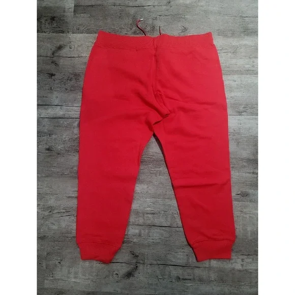 Polo Ralph Lauren Men's SZ XXL Red Double Knit Jogger SweatPants